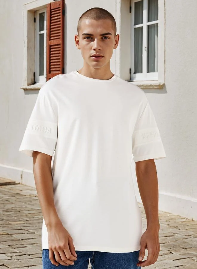 Kappa Kappa Logo Embossed T-shirt