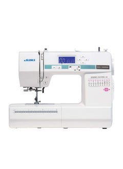 جوكي مكينة خياطة منزلية  JUKI موديل HZL-LB5020 تعمل على جميع أنواع الأقمشة الخفيفة والمتوسطة والجلدية والدنم  - مبرمجة لعمل 20 نقشة مختلفة  - Image 4