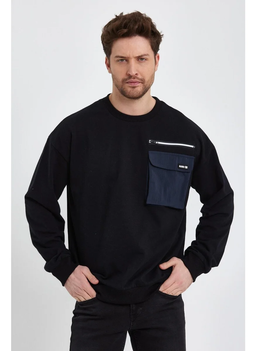 الكسندر جاردي Pocket Detail SWEATSHIRT