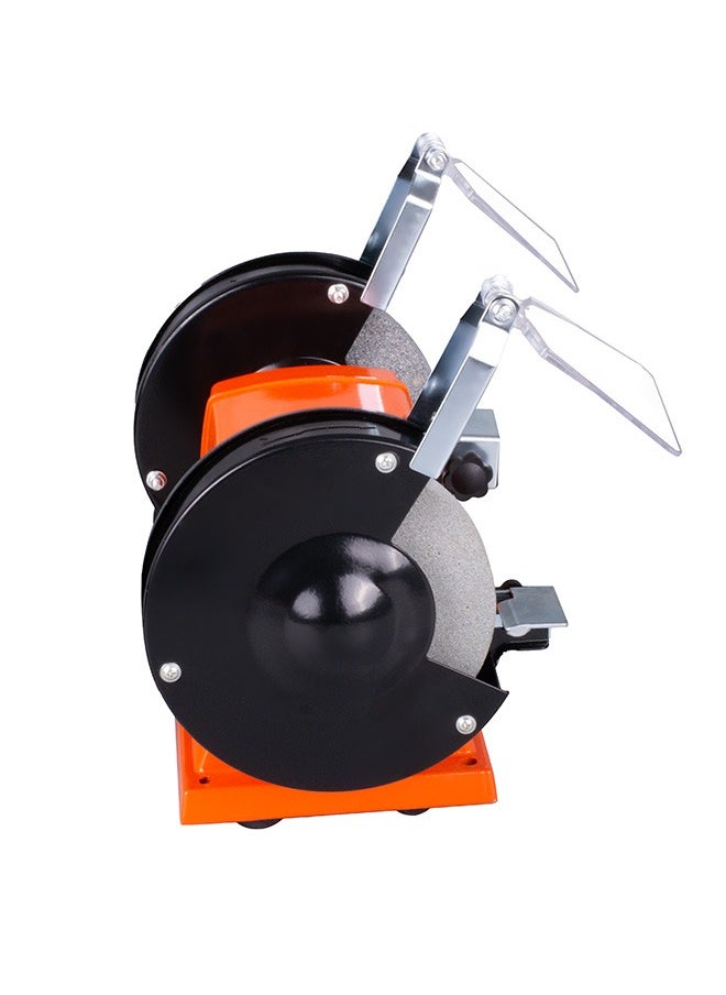 LAWAZIM Bench Grinder 5inch, 150W - High-Speed 2800 RPM, Dual Grinding Wheels with Adjustable Tool Rest & Safety Shields - Ideal for Rust Removal, Sharpening, Polishing, and DIY Metalwork  - Image 3