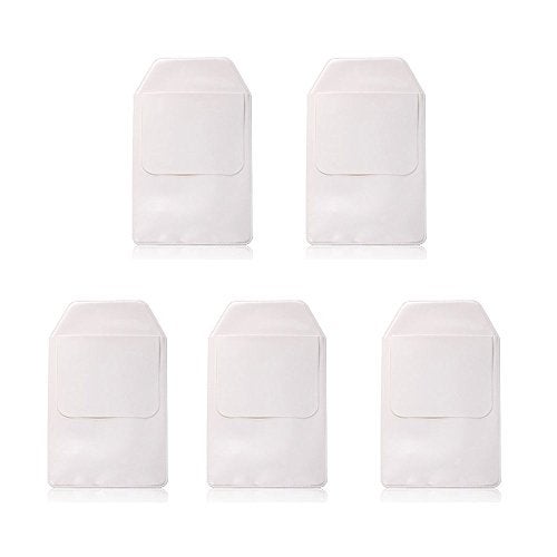 Armear 5 PCS White Pocket Protector for Pen Leaks - Heavy Duty Pen Holder Pouch for Shirts/Pants/Lab Coats, Pencil Pocket Holder for School Office Hospital Supplies - Image 2