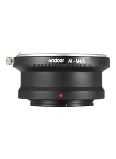 NIBEMINENT Adapter Ring For Nikon D Series AI-Mount Lens/Panasonic Olympus M4/3 Black/Silver  - Image 2