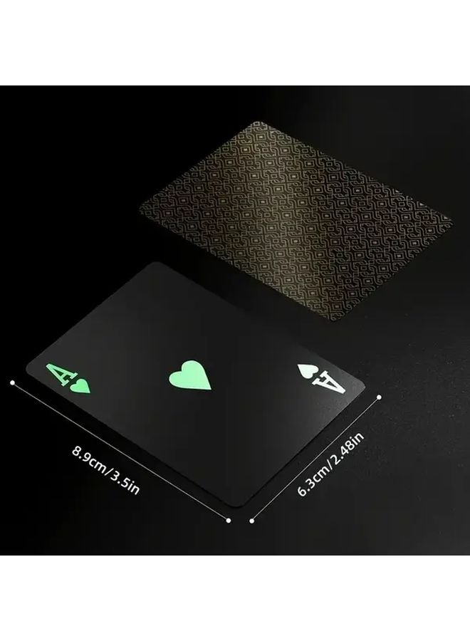 Blue Matte Finish PVC Plastic Magic Poker Cards Set For Parties - Image 3