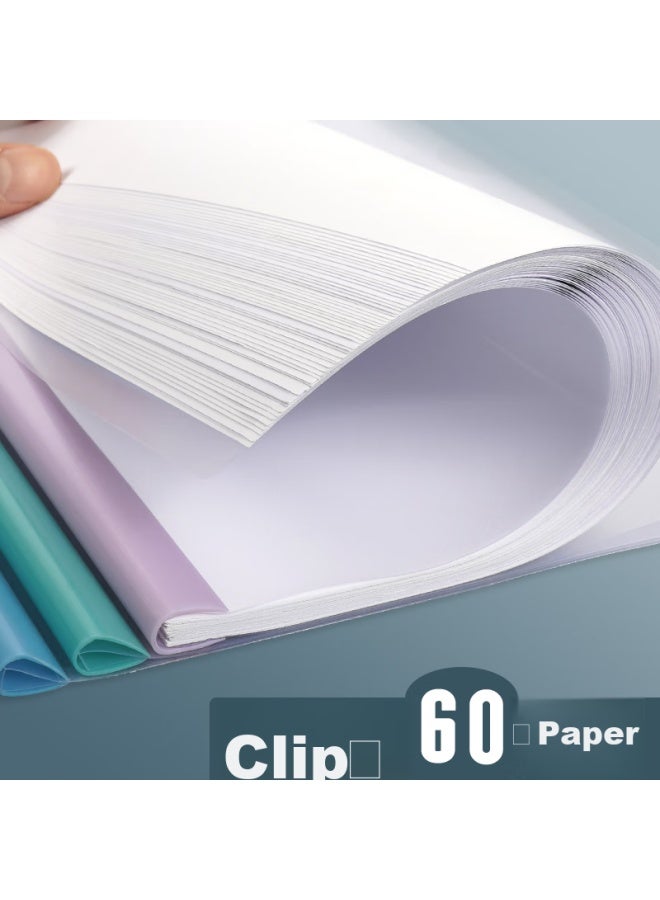 Simaa 10 A4 ألوان موراندي مجلدات سحب قطرة ماء قابلة للطي، مجلدات تقارير مكتبية، ملفات، مجلدات وثائق، قرطاسية، 6077 - Image 5
