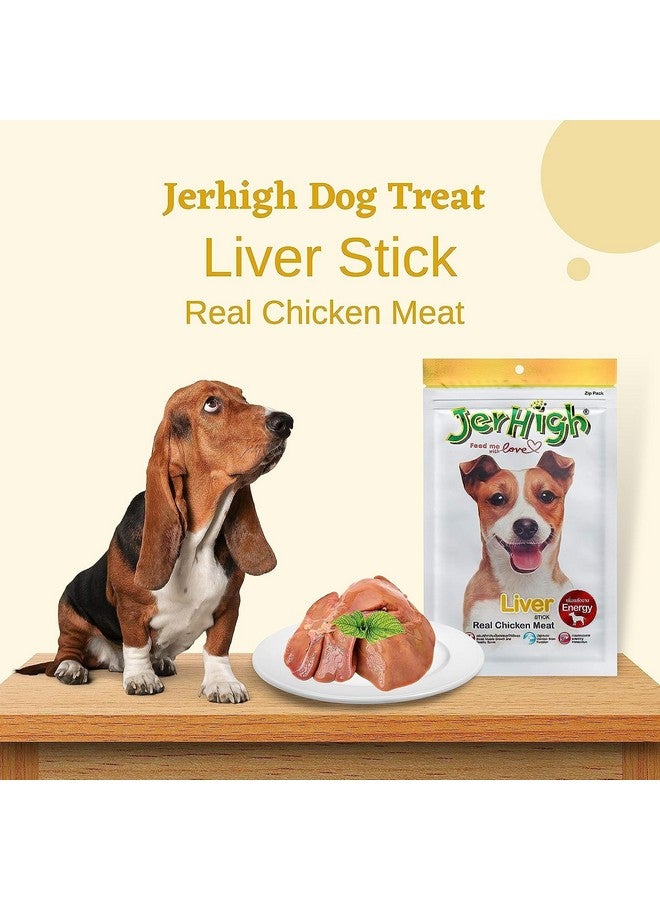 JerHigh Liver Stick Real Chicken Meat, 70 g (Pack of 6) - Image 3