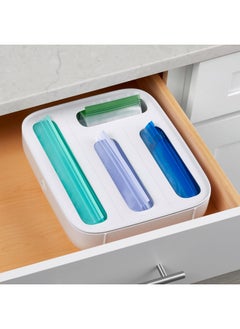 YouCopia YouCopia StoraBag Plastic Sandwich Bag Organizer for Kitchen Storage, 4-Slot, White  - Image 5