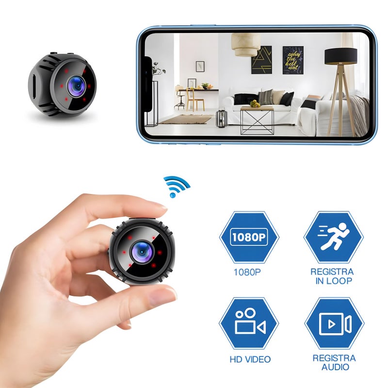 1080P Mini Camera Wifi Babyfoon Draadloze Surveillance Home Security Nanny Camera Real-Time Sturen Mobiele Telefoon Afstandsbediening monitor - Image 2