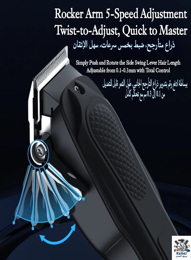 كيمي Kemei KM-PG1071 Professional Hair and Beard Trimmer - Modern Design  Kemei (Saudi Version) - Image 3