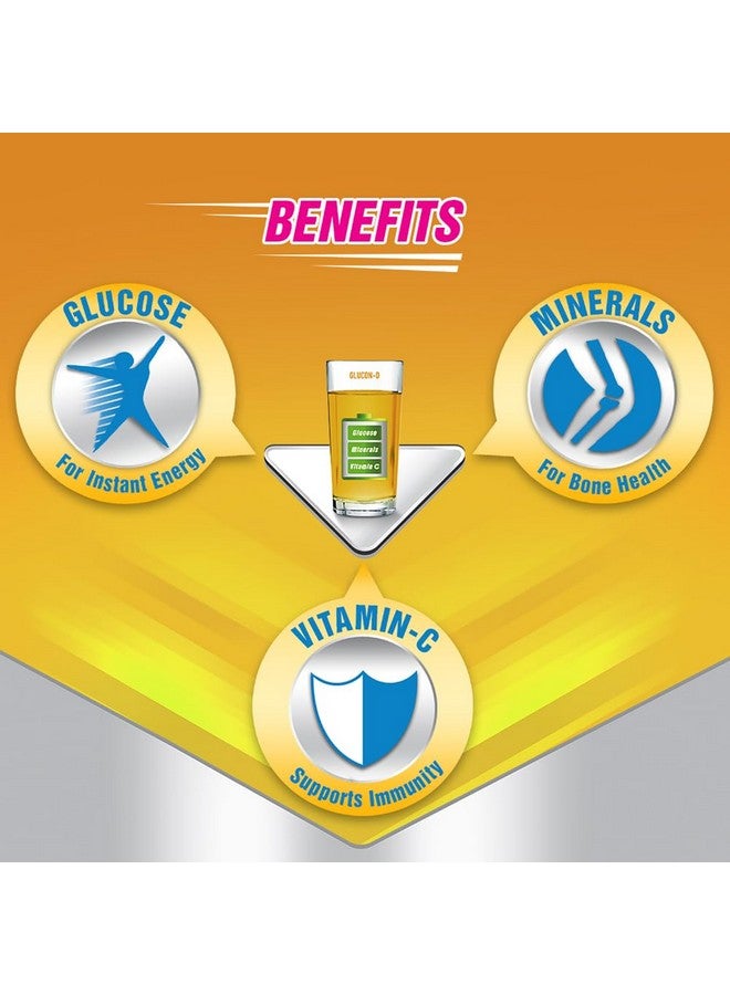 Glucon-D مسحوق جلوكوز غلوكون-دي بنكهة المانجو (1 كجم، إعادة تعبئة) | مشروب جلوكوز بنكهة المانجو اللذيذة | يوفر طاقة فورية - Image 5