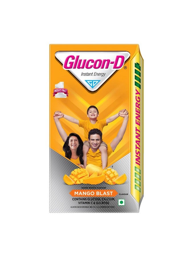 Glucon-D مسحوق جلوكوز غلوكون-دي بنكهة المانجو (1 كجم، إعادة تعبئة) | مشروب جلوكوز بنكهة المانجو اللذيذة | يوفر طاقة فورية - Image 1