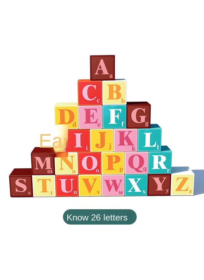 Y&D Children's Creative Assembled Wooden Building Blocks Early Education Educational Toys  - Image 3