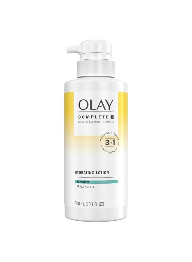 لوشن أولاي كومبليت+ المرطب الخالي من العطور، 10.1 أونصة سائلة، مرطب مغذي للوجه 3 في 1 لجميع أنواع البشرة مع فيتامين ب3 وفيتامين هـ والسيراميدات - Image 1