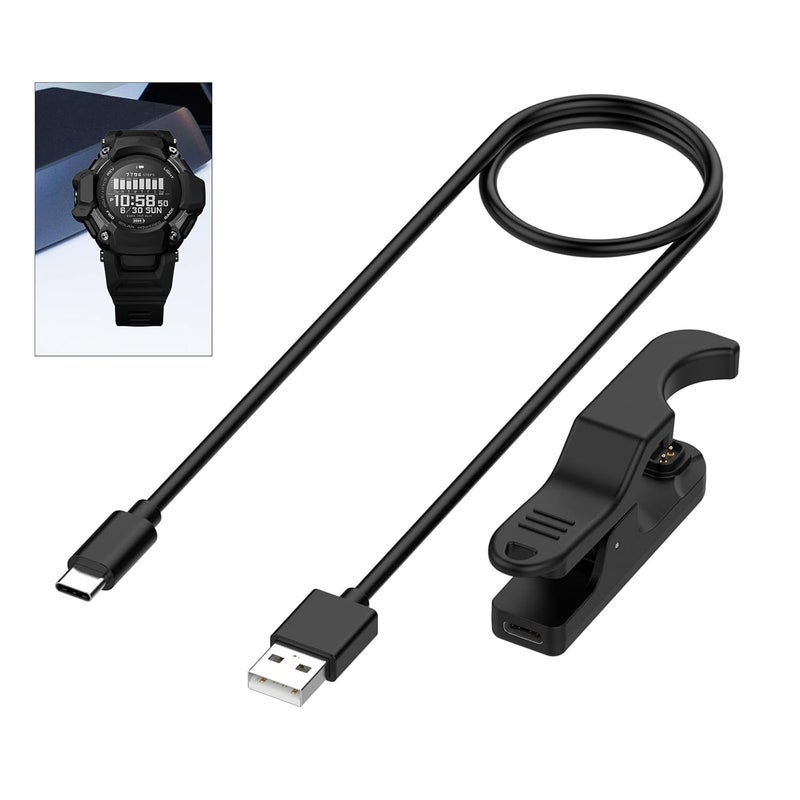 Watch Charger 80 X 65 X 16.4 Mm Black Durable ABS Construction - Secure Dock-Fit Design Fast Charging Cable for GBD-H2000 Watches Home Office Travel Use - Image 2