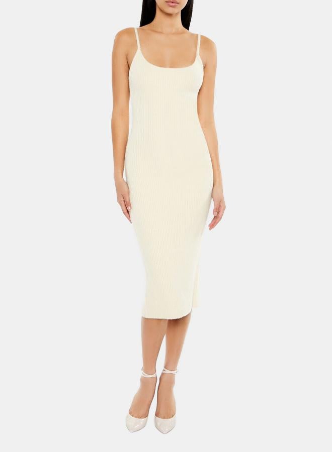 FOREVER 21 Knitted Strappy Midi Dress - Image 1