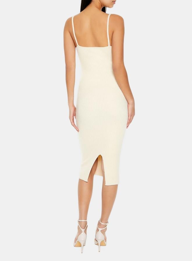 FOREVER 21 Knitted Strappy Midi Dress - Image 4