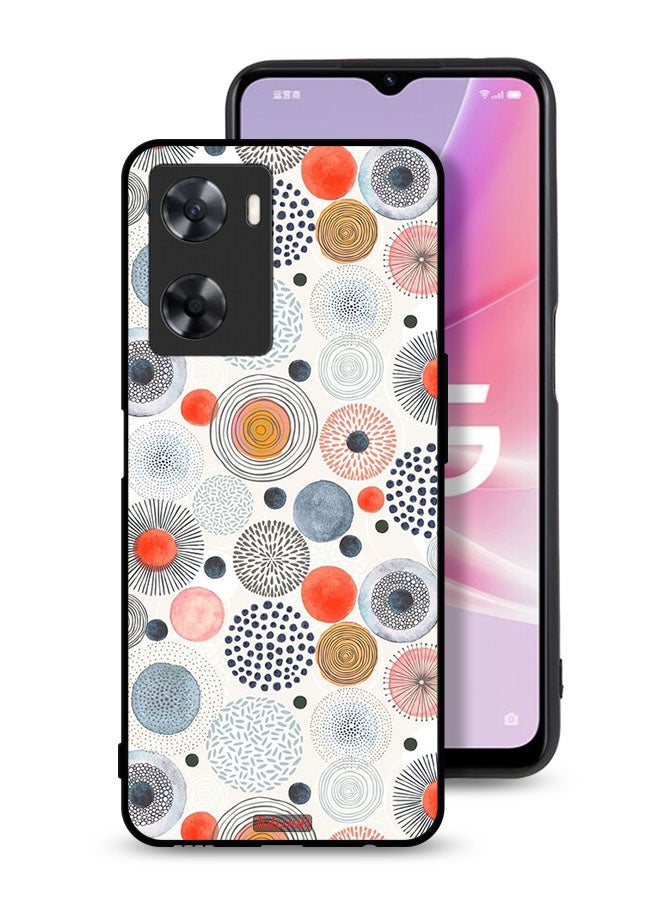 Tolwak Oppo A57s Protective Case Cover Cotton Flowers Pattern - Image 1