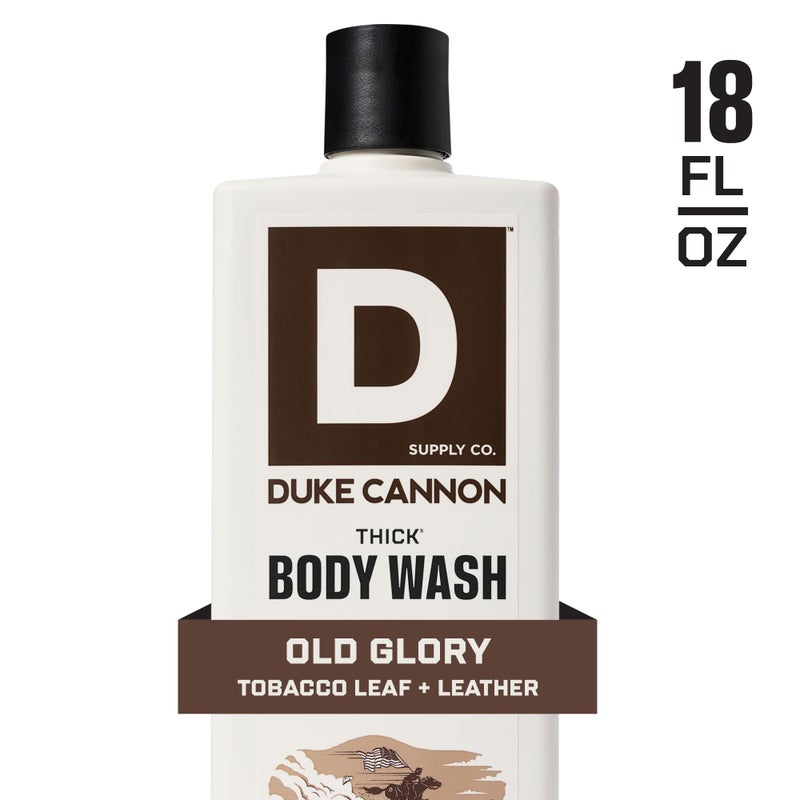 Duke Cannon Supply Co. Thick High-Viscosity Body Wash for Men Smells Like Old Glory - Plant-Based Thickeners, Superior Lather, Natural Exfoliate, 17.5 oz. (3 Pack) - Image 5