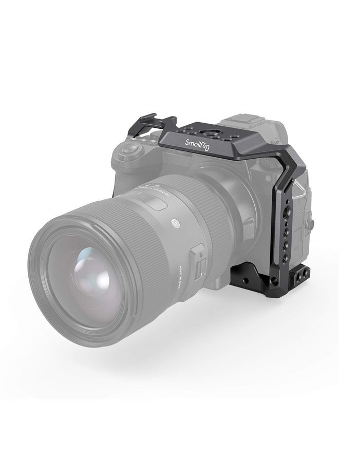 SmallRig S5 Cage Kit for Panasonic LUMIX S5 Camera, Aluminum Alloy Camera Cage with NATO Rail and Cold Shoe Mount for Microphone and Light 2983 - Image 1