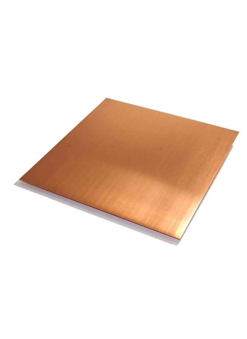 ART IFACT ART IFACT 999 Pure Copper Cu Metal Sheet Plate For Lab Suuplies Artistic work Handicrafts DIY projects Industrial earthing or craft Structured Water 150mm x 150mm x 05mm  - Image 1