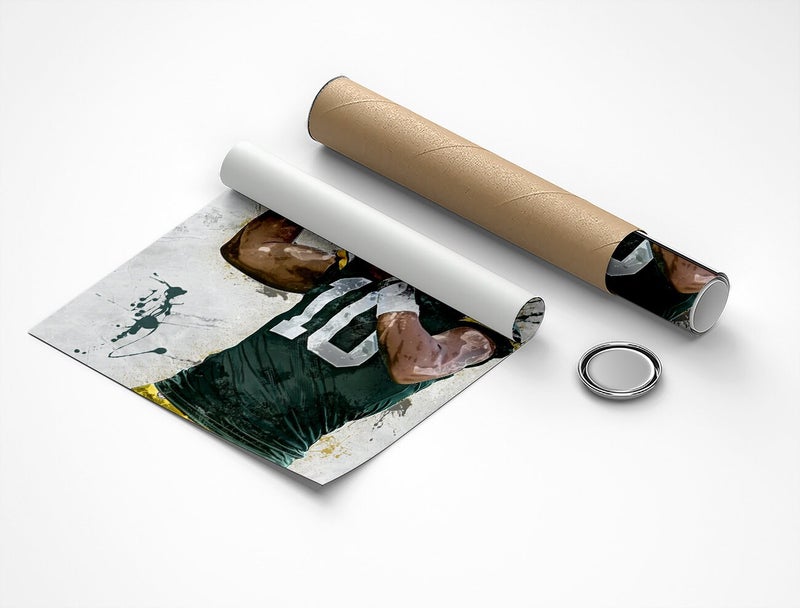 TNESSENTIAL Jordan Love Poster Green Bay Packers Football Framed Canvas Print NFL Wall Art Print Home Decor Artwork For D153 Birthday Gift - Image 5