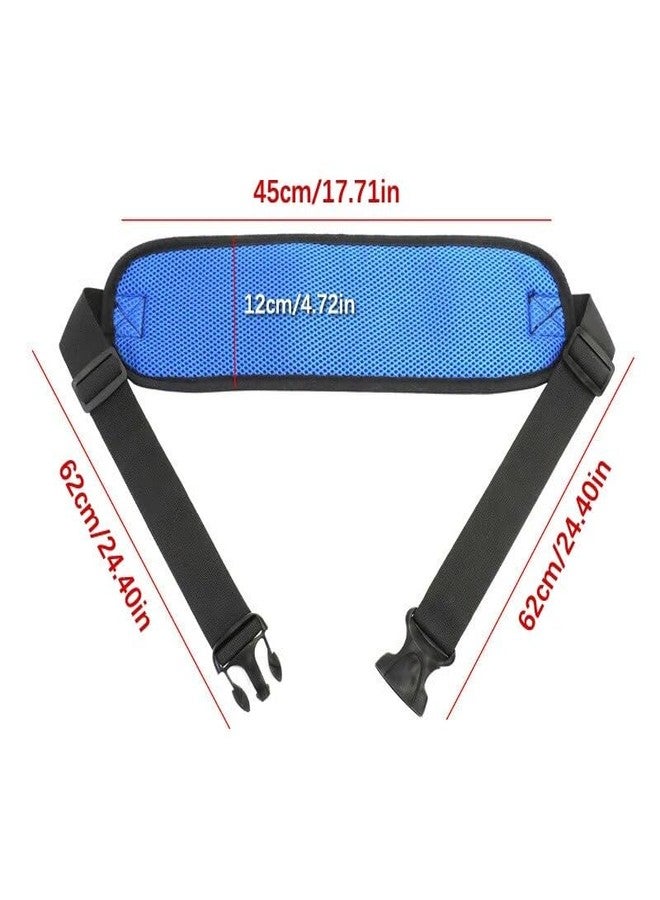 Dhadh Anti Fall Wheelchair Seat Belt Adjustable Quick Release Restraints Straps Chair Waist Lap Strap For Elderly Or Legs Patient Care. - Image 3