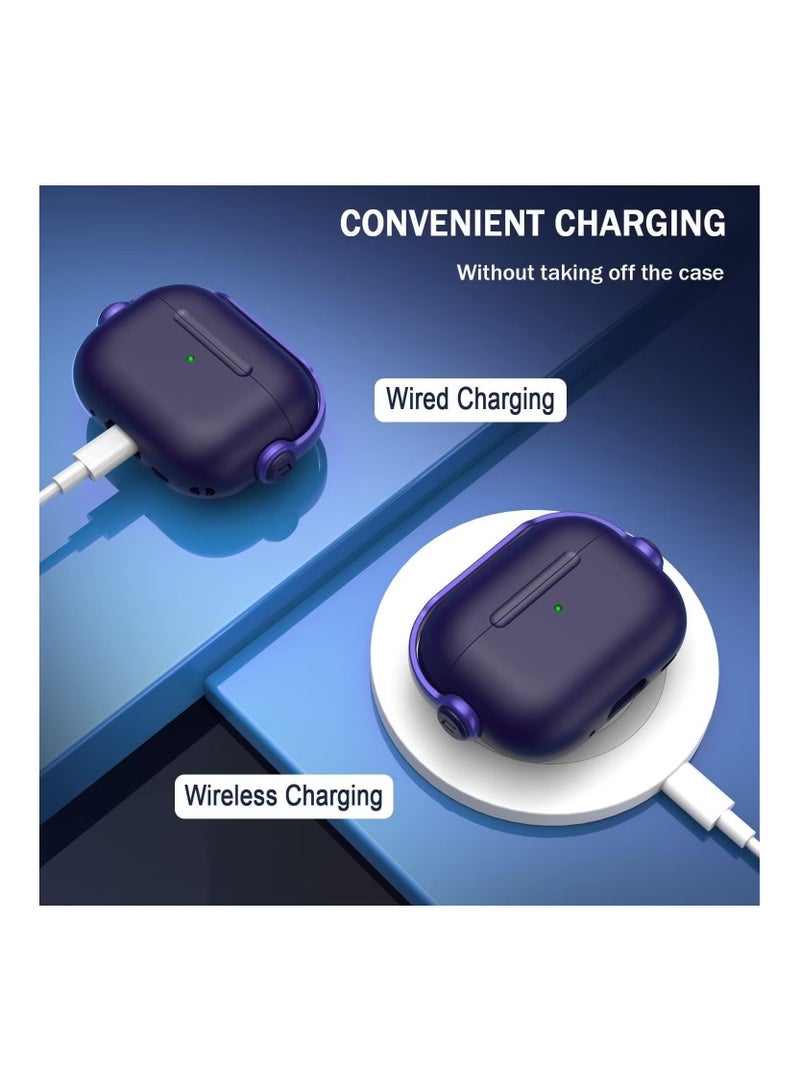 NEW Case for Airpod Pro 2 Case Cover with Lock, for Airpods Pro 2nd Generation Case, Shockproof Cover for AirPods Pro 2 Case Music Kid (Purple) - Image 4