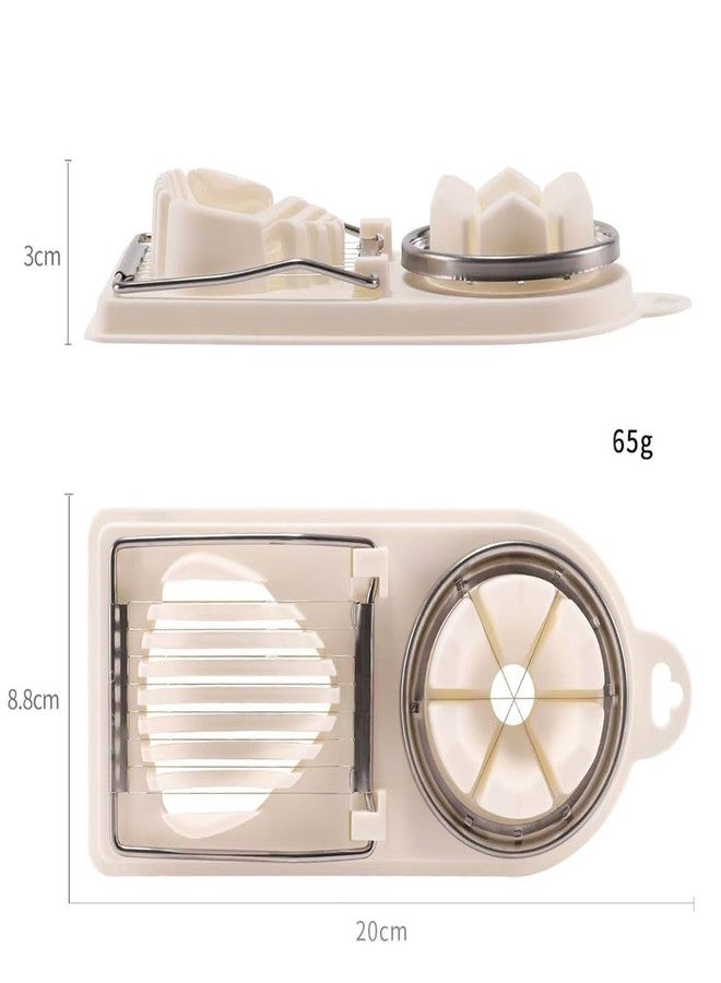 Yindeful Egg Slicer for Hard Boiled Eggs Egg Cutter Strawberry Slicer Heavy Duty Tomato Slicer Stainless Steel Wire Multipurpose Egg Slicer Dicer for Soft Fruit Mushroom Home Use - Image 2