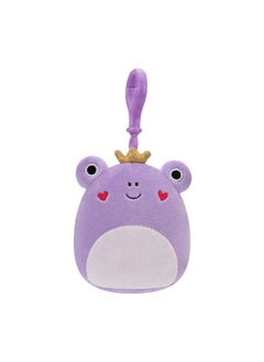 Squishmallows ضفدع فرانسين الأرجواني ذو القلب cheeks بطول 3.5 بوصة مع مشبك، دمية كيللي توي المرخصة رسمياً، لعبة ناعمة ملونة، هدية للأطفال، الفتيات والأولاد، لعبة قابلة للغسل ومرنة متعددة الألوان لجميع الأعمار  - Image 1