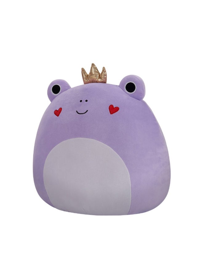 Squishmallows Little Plush 3.5 inch Clip-On Francine Purple Frog w/Heart Cheeks , Officially Licensed Kellytoy Plush Toy, Colorful Soft Toy, Gift for Kids, Girls & Boys Washable Squishy Stuff Toy Multicolor All Age  - Image 2