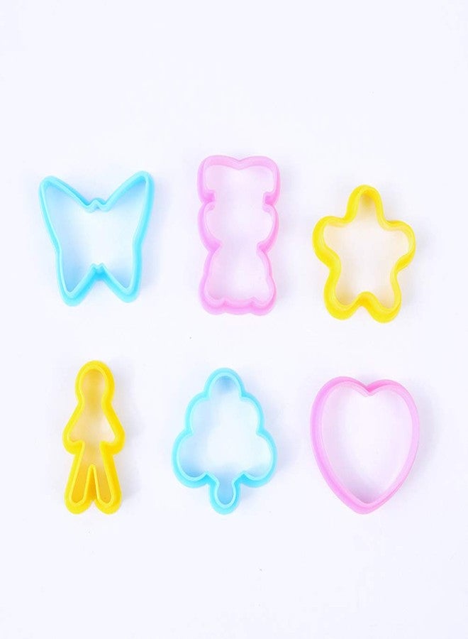 yeahibaby 11pcs clay dough tools kit playdough rollers molds cutters modelling tools random color- Multi color - Image 3