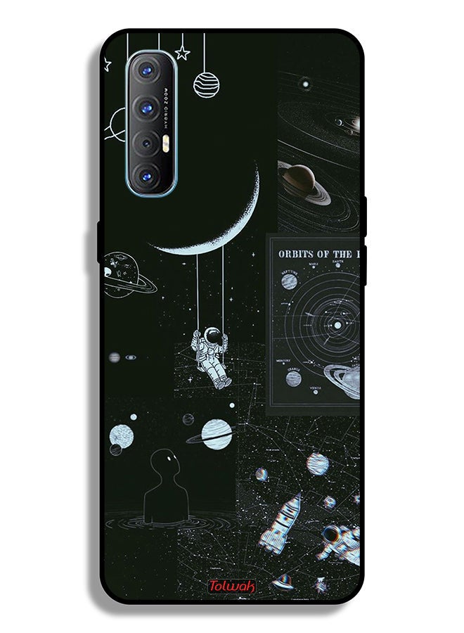Tolwak Oppo Reno3 Pro 4G Protective Case Cover Orbits Of The Planets - Image 2