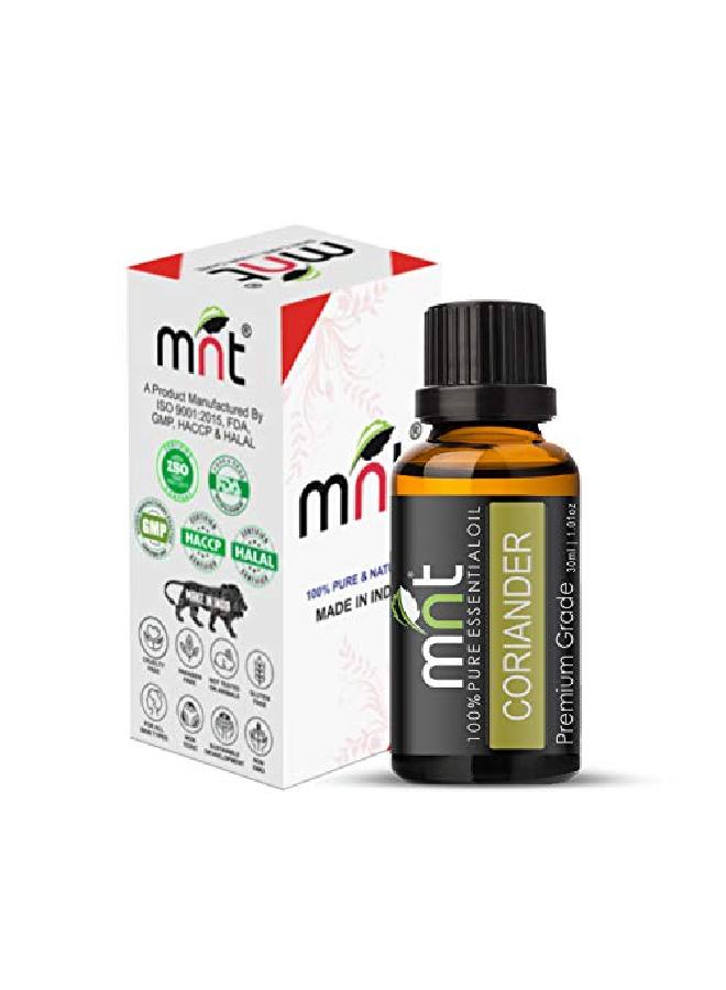 MNT Coriander Essential Oil 100% Pure l & Undiluted Therapeutic Grade & Aromatherapy for Hair Care and Skin Care (30ML) - Image 3
