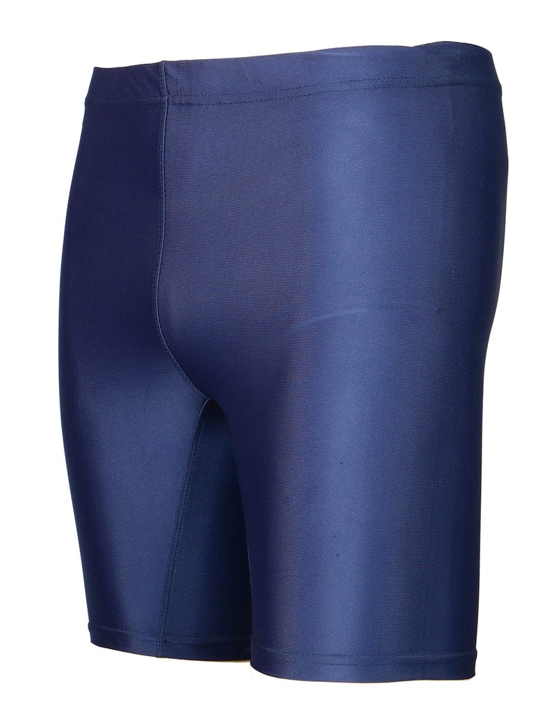 KD Unisex Compression Half Tight Plain Athletic Fit Inner Wear (Navy Blue, Medium) - Image 2
