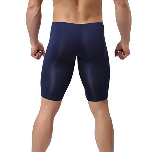 KD Unisex Compression Half Tight Plain Athletic Fit Inner Wear (Navy Blue, Medium) - Image 5
