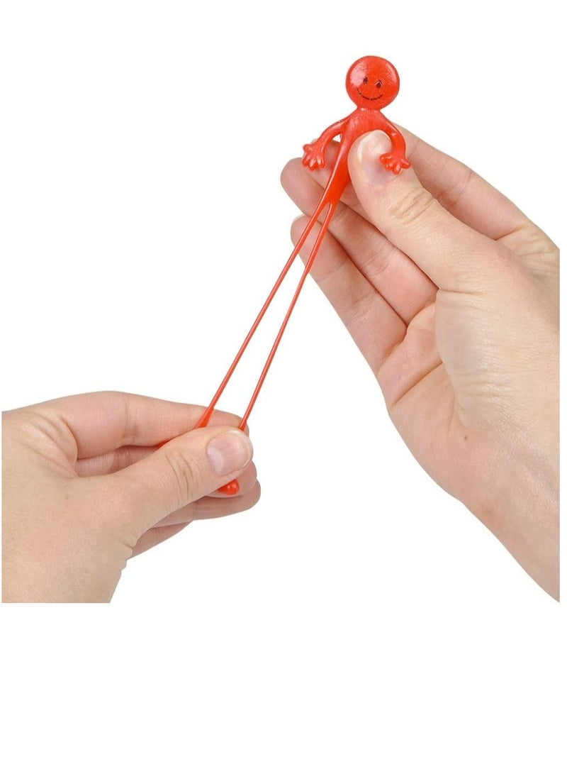 Soofam 36 Pack Stretchy Bendable Man with Assorted Fun Colors, Sticky Stretchable Slimy Gooey Texture Toy for Stress Anxiety Relief, Great for Party Favor - Image 4