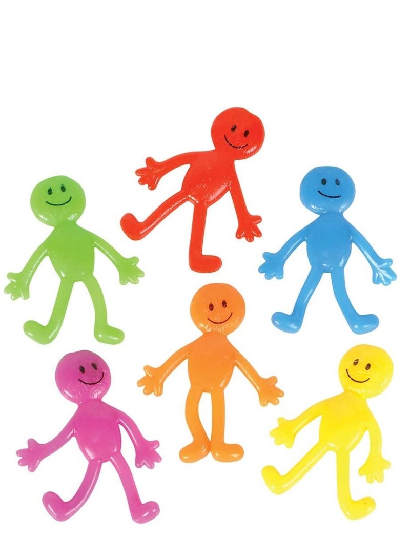 Soofam 36 Pack Stretchy Bendable Man with Assorted Fun Colors, Sticky Stretchable Slimy Gooey Texture Toy for Stress Anxiety Relief, Great for Party Favor - Image 3