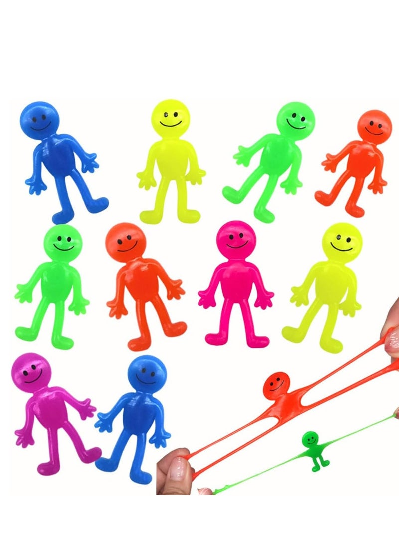 Soofam 36 Pack Stretchy Bendable Man with Assorted Fun Colors, Sticky Stretchable Slimy Gooey Texture Toy for Stress Anxiety Relief, Great for Party Favor - Image 5