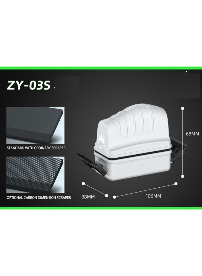 ZHIYANG B&K Aquarium Magnetic Brush Algae Scrapper Cleaning Tank Powerful Green Algae Fiber Glass Cleaner - Image 4