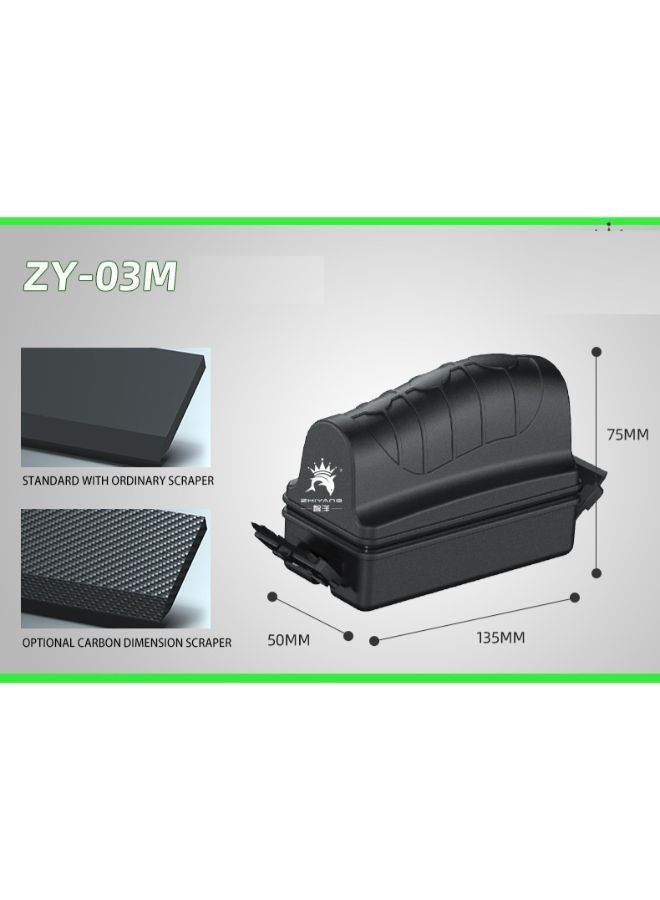 ZHIYANG B&K Aquarium Magnetic Brush Algae Scrapper Cleaning Tank Powerful Green Algae Fiber Glass Cleaner - Image 2