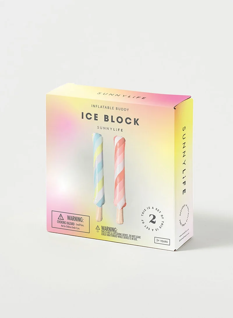 SUNNY LIFE Ice Block Inflatable Buddy Set
