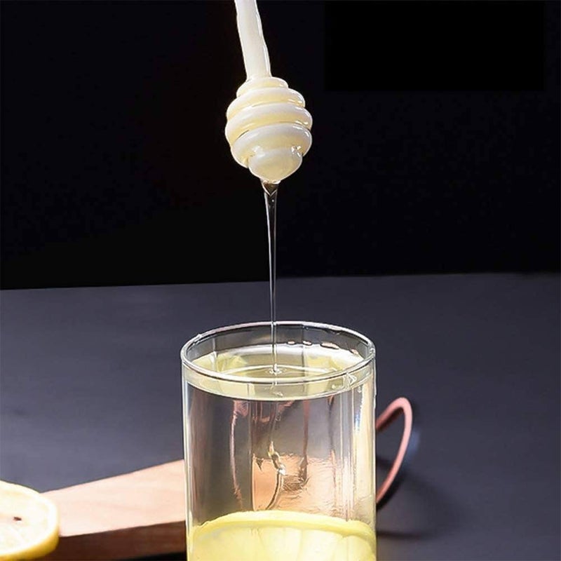 SEASPIRIT Borosilicate Glass Food Storage Jar Honey Storage with Dipper 250ml - Image 4