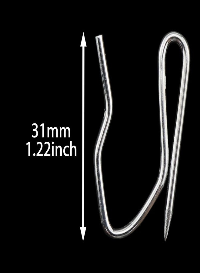 MEETOOT مجموعة MEETOOT المكونة من 50 قطعة من قضبان ستائر بلاستيكية قابلة للتركيب السريع، و50 قطعة من خطافات تعليق ستائر النوافذ لغرف المعيشة وغرف النوم. - Image 2