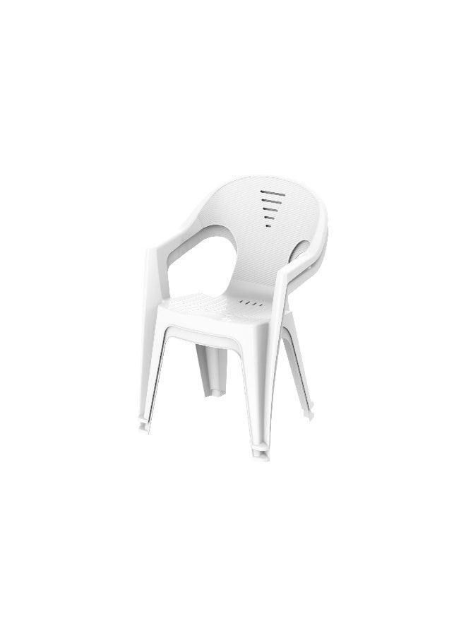 Cosmoplast Set of 2 Regina Chair (White)  - Image 3