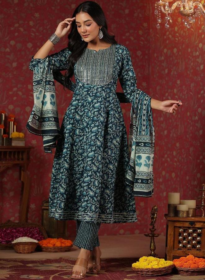 آي شين مجموعة من دوباتا وبنطال مع كورتا واسعة - Image 1