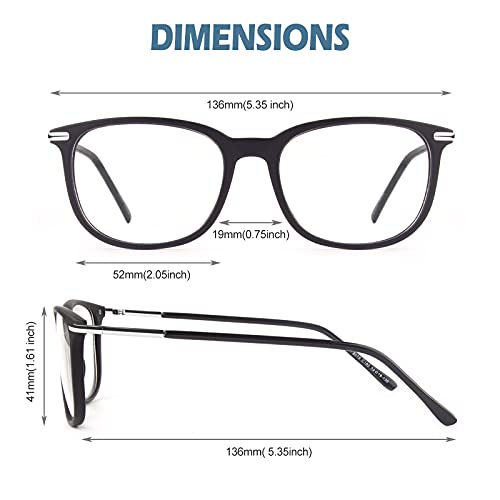 CGID Fake Glasses Clear Lens Non-Prescription Retro Fashion Frame UV400 Protection Men Women CN79 - Image 5
