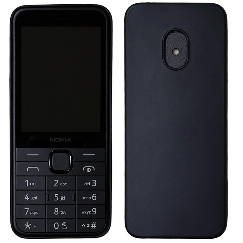 ZAOMA TPU Back Cover Case Compatible For Nokia 220 4G 2024 DS - Model No. : TA-1617 - (Pack of 2) (NK2204G_PREMBLK), Black - Image 3