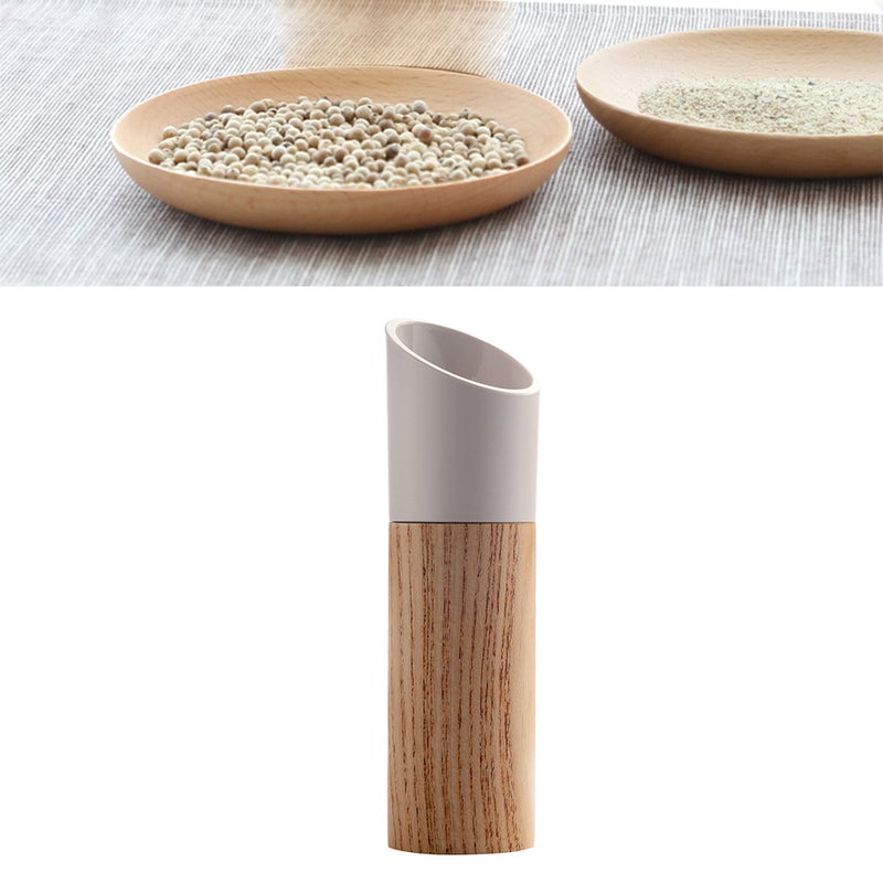 22ML Pepper Manual Ceramic Core Pepper Mill Hand Movement Kitchen Tool (White) - Image 3