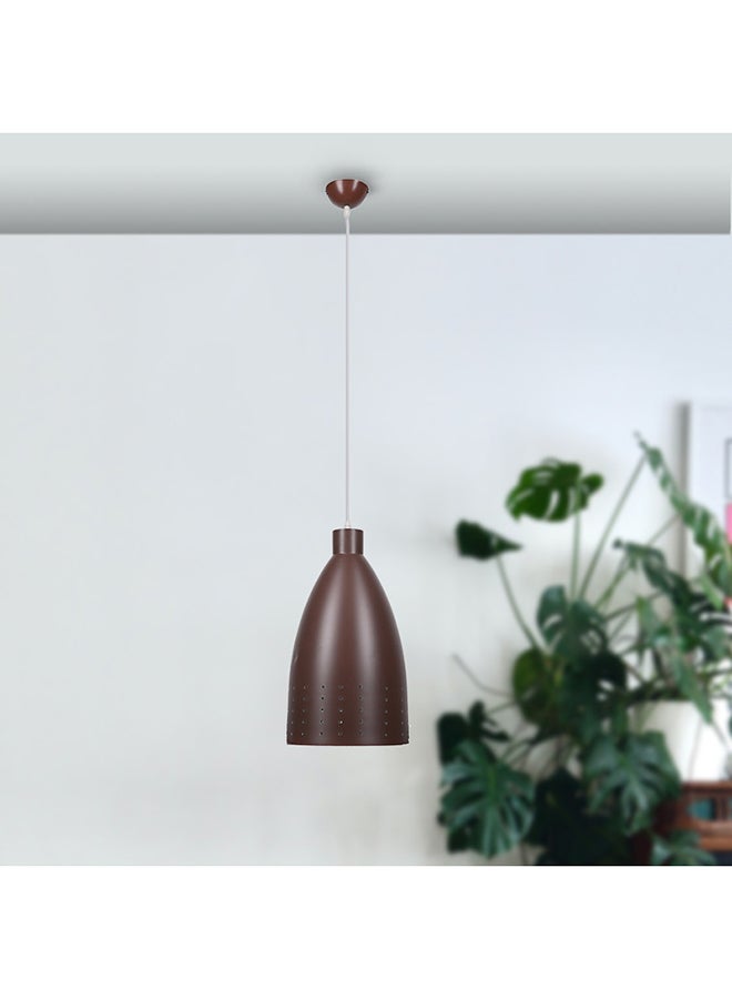 El Rawda Lighting Dcorative Ceiling Lamp | modern decorative LED E27 pendant light ceiling lamp hanging | suitable for any room | Color: Brown | Size: 70x22 cm