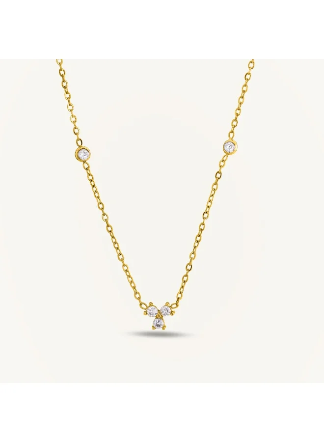 Palmonas PALMONAS CZ Trio of Twinkle Necklace for Women | 18K Gold Plated, Waterproof & Anti-Tarnish