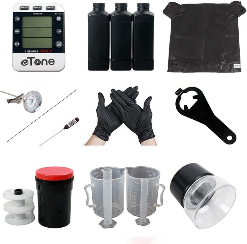 eTone Darkroom Developing Equipment Kit Film Processing 120 135 35mm Color B&W Film - Image 1